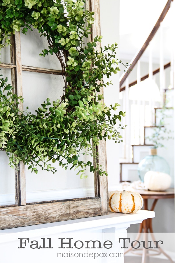 I love this fall home tour! Calming neutrals and lots of texture: simple ideas and easy fall decorations | aiweb9ygdry.cmersite.com