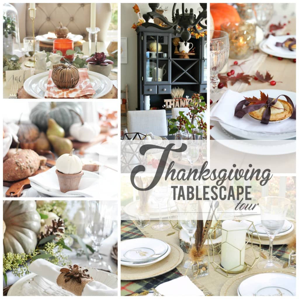 Thanksgiving tablescape tour day 4