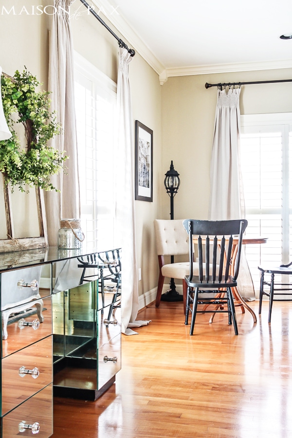 gorgeous neutral living room with blue and turquoise accents: mix of antiques, affordable pieces, and diy ideas | aiweb9ygdry.cmersite.com