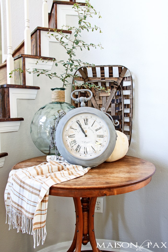 gorgeous painted vintage clock plus great tips for painting accessories | aiweb9ygdry.cmersite.com