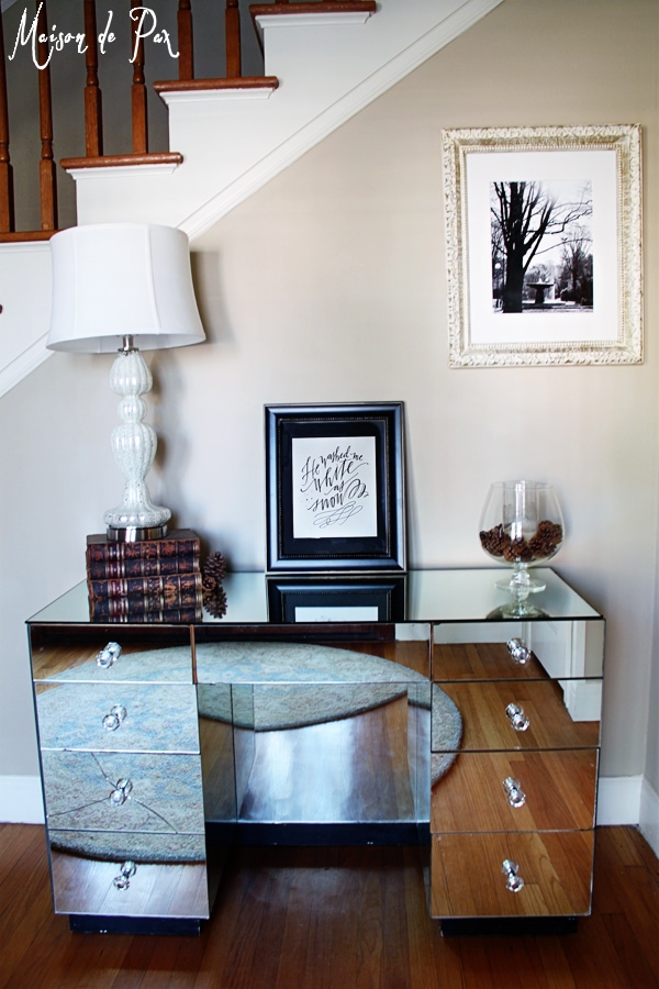 simple winter decor