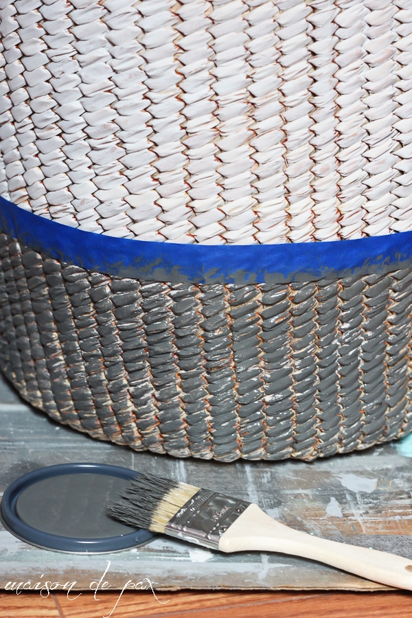 update an old basket with a fresh coat of paint via aiweb9ygdry.cmersite.com #diy #decor #makeover