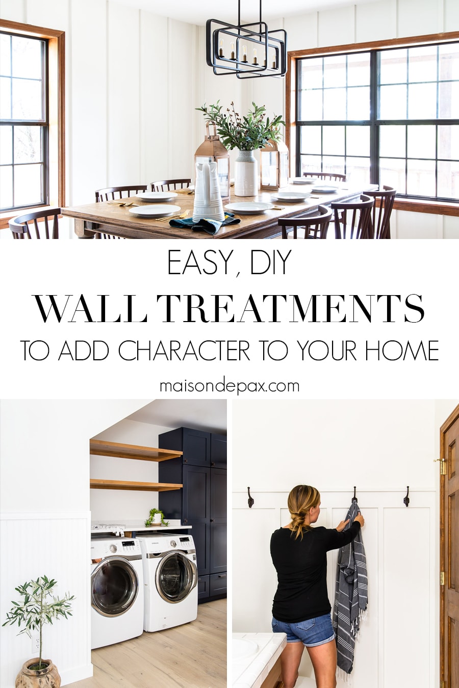 easy diy wall treatments to add character to your home