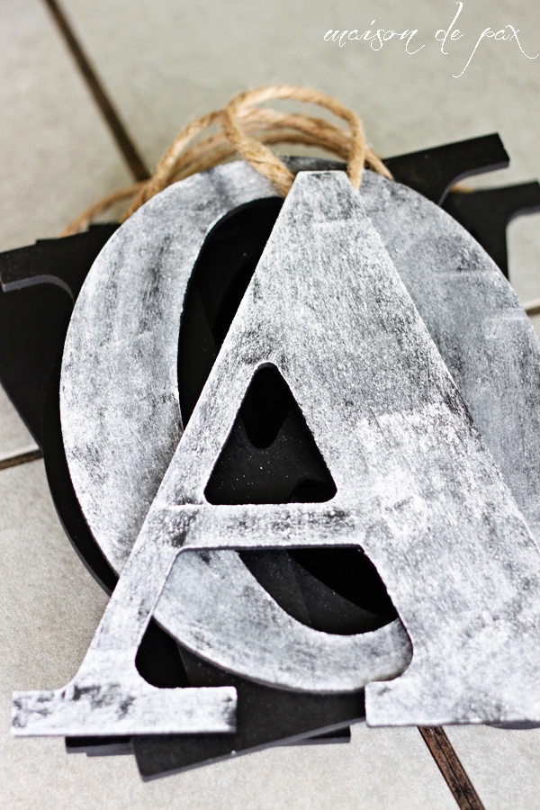 Monogram Chalk Slate- Maison de Pax