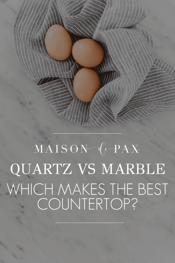 what makes the best countertop: quartz vs marble