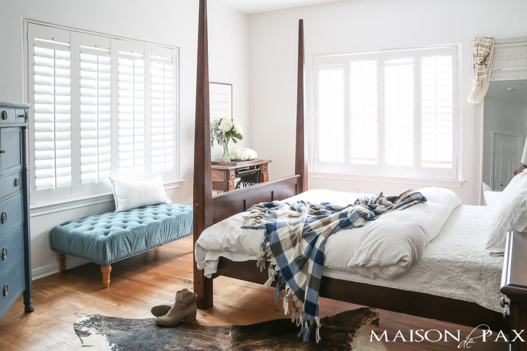 fall bedroom ideas- Maison de Pax