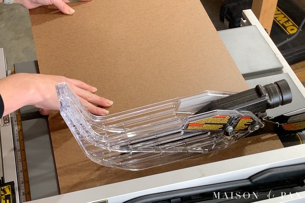 cutting backer board for picture frames