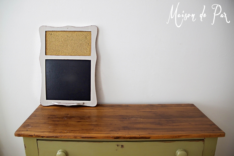 an adorable farmhouse dresser makes a bold statement in a natural green