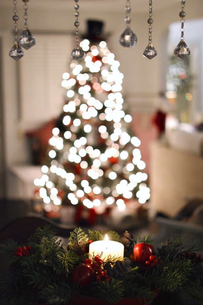 crystals, candles, and Christmas lights... breathtaking
