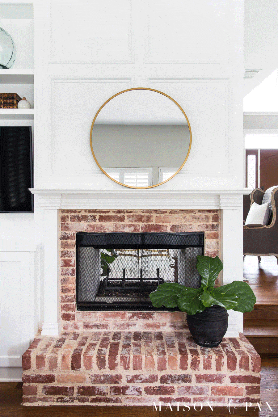 five simple ways to decorate your mantel | Maison de Pax