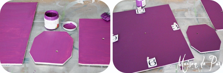 Click through for step by step instructions to turn plywood scraps into gorgeous, working clocks!