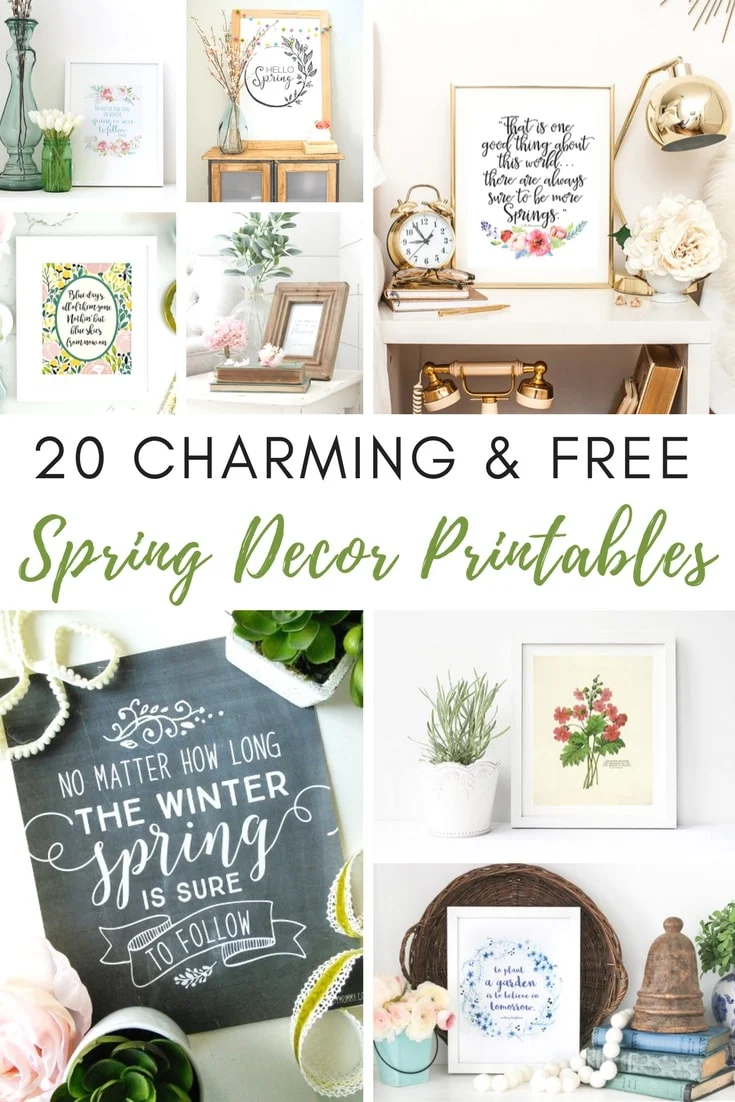 Free-Spring-Decor-Printables