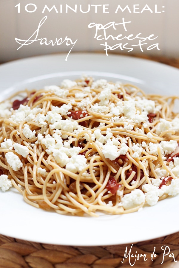 10 minute pasta sign