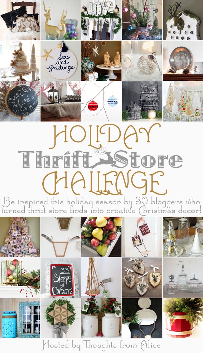 30 incredible ideas to create gorgeous Christmas decor from thrift store items - Maison de Pax