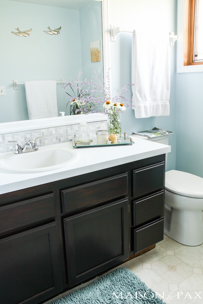 Update an old oak bathroom- Maison de Pax