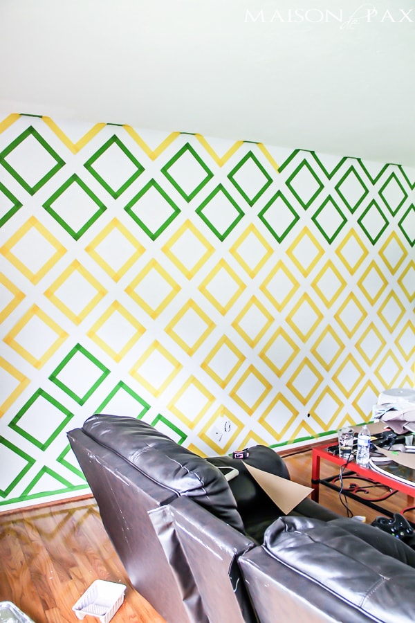 how to paint an accent wall with frog tape: easy to follow tutorial | aiweb9ygdry.cmersite.com