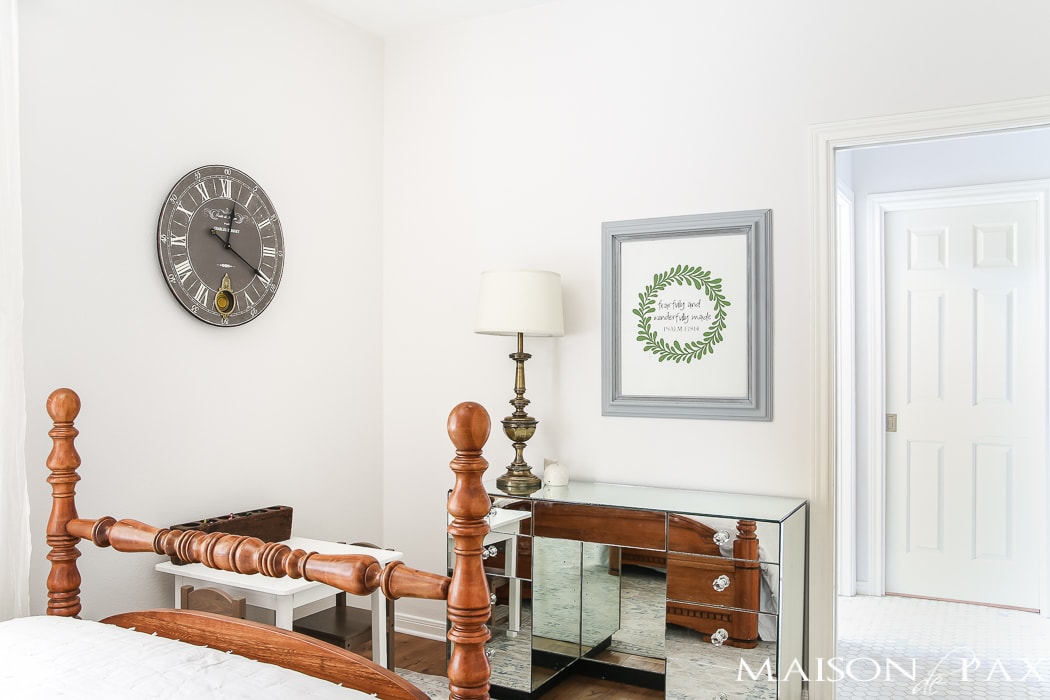 This serene gray and white little girl's room is sweet enough for any little princess but sophisticated enough to double as a restful guest room.