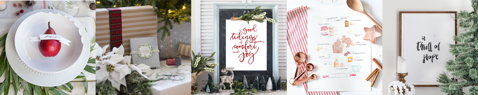 christmas printables from bloggers- Maison de Pax