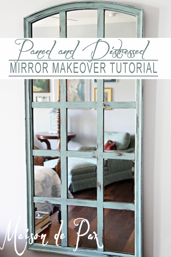 Step by step tutorial to turn a tired, outdated mirror into this gorgeous piece of art at aiweb9ygdry.cmersite.com