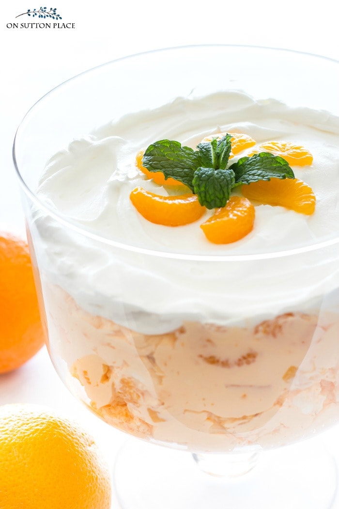 Orange Fluff Salad Recipe from On Sutton Place
