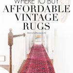 red persian palace runner in hallway | Maison de Pax