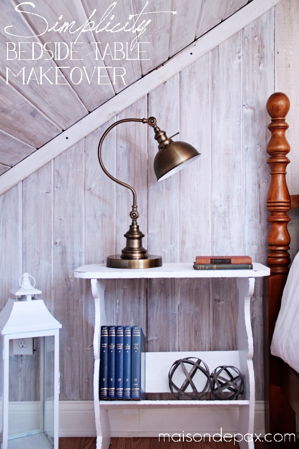 DIY bedside table makeover- Maison de Pax