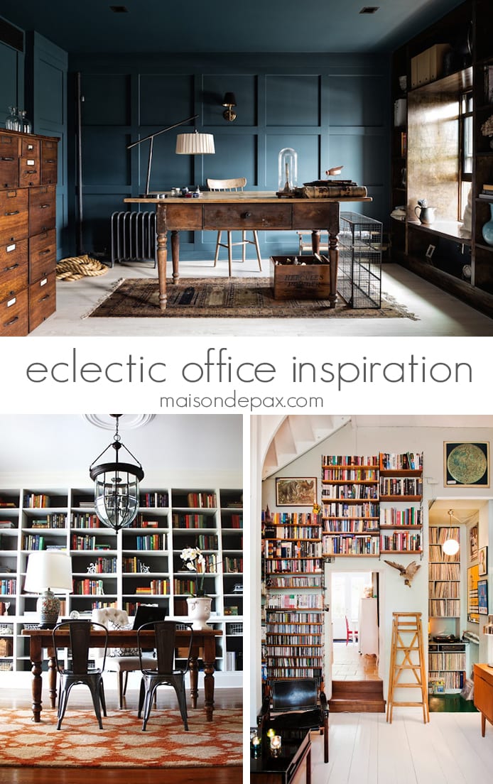 gorgeous eclectic offices with decorating ideas | aiweb9ygdry.cmersite.com