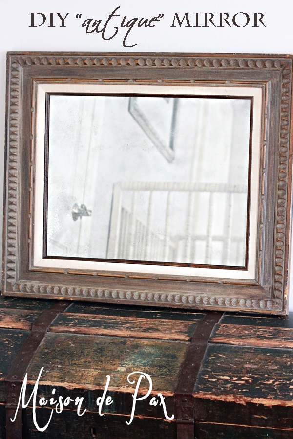 “Antique” Mirror Tutorial