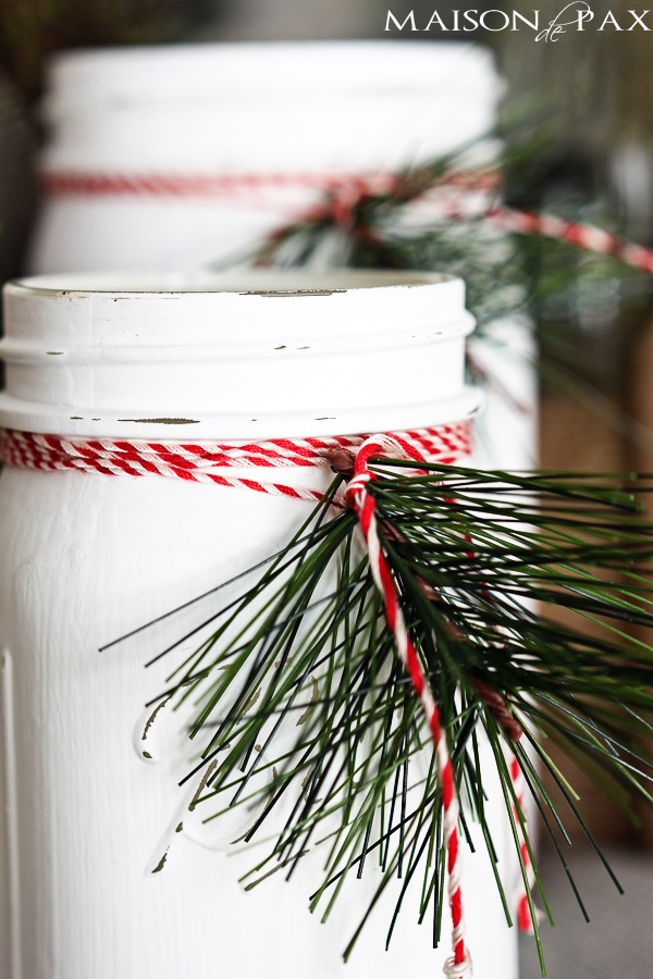 Mason jar luminaries - Maison de Pax