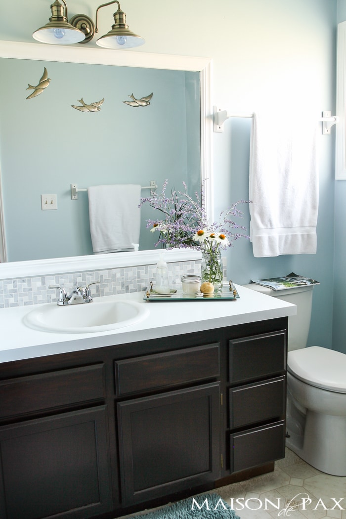 DIY Gel Stain Cabinets (No heavy sanding or stripping!)