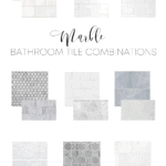 marble bathroom tile combinations with images in real spaces