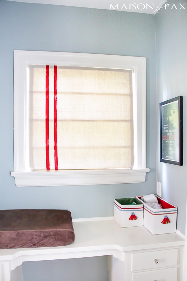 Turn old miniblinds into functioning roman shades | aiweb9ygdry.cmersite.com #upcycle #diy #dropcloth