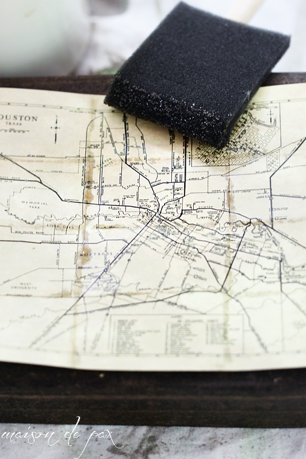create your own rustic, antique map with this tutorial at aiweb9ygdry.cmersite.com