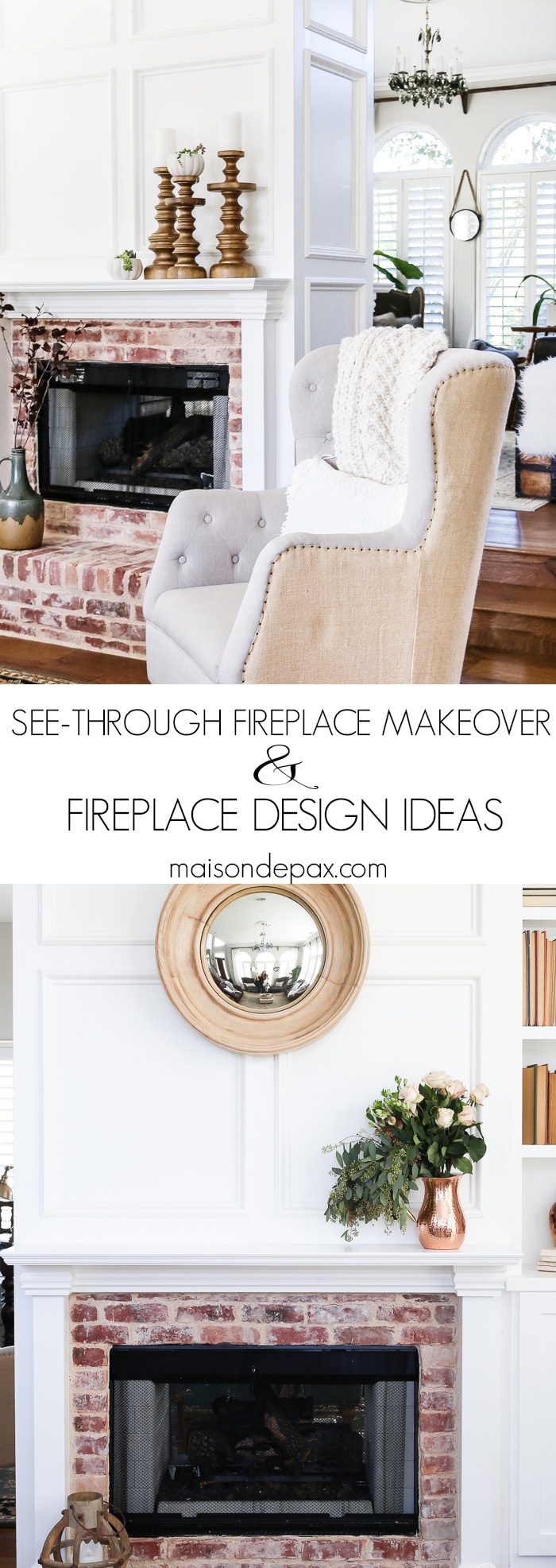 Fireplace Mantle Ideas- Maison de Pax