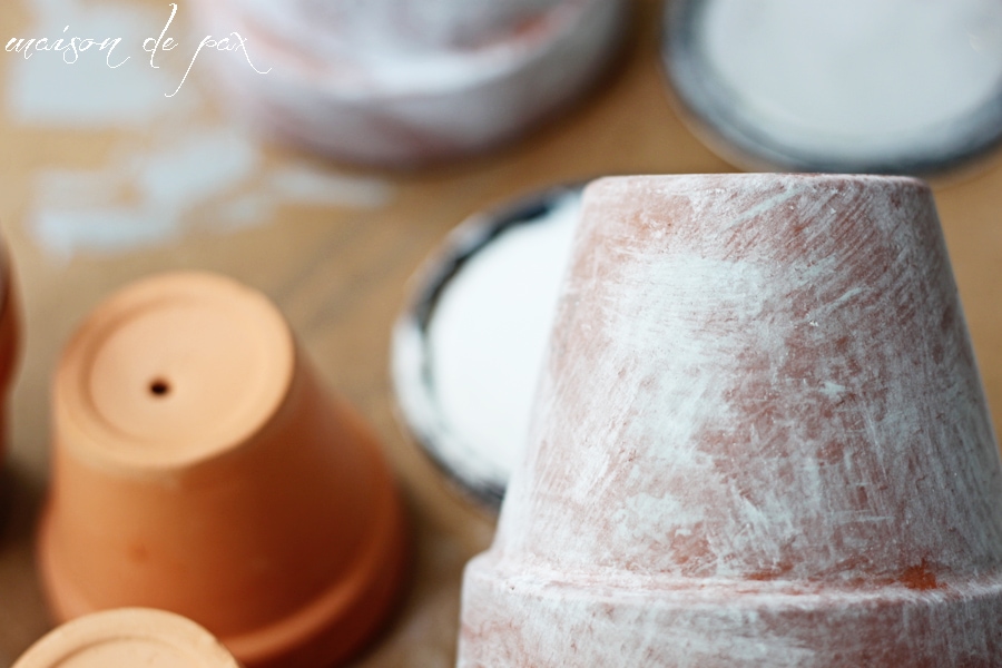 Create your own aged patina on terra cotta pots with this simple tutorial at aiweb9ygdry.cmersite.com
