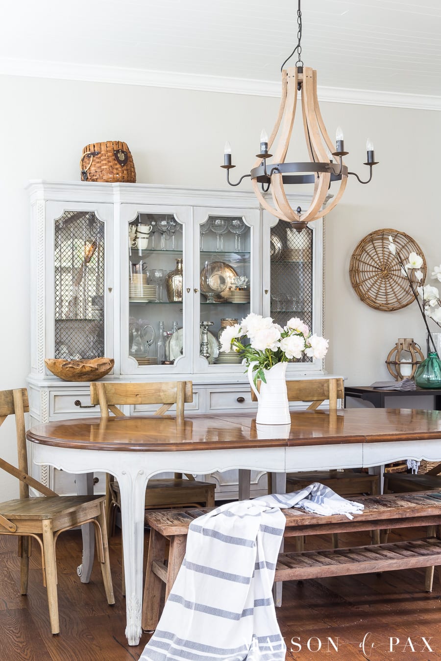 Simple French Country dining room- Maison de Pax