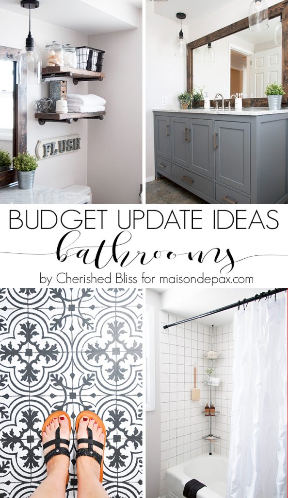 Budget Bathroom DIY ideas- Maison de Pax