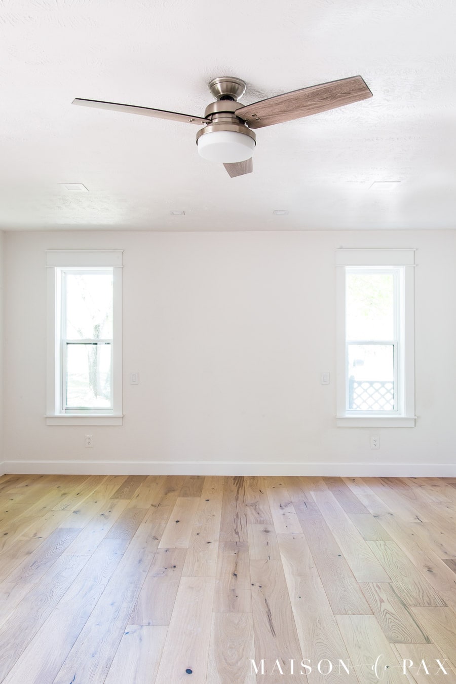 low profile ceiling fan with barn wood blades