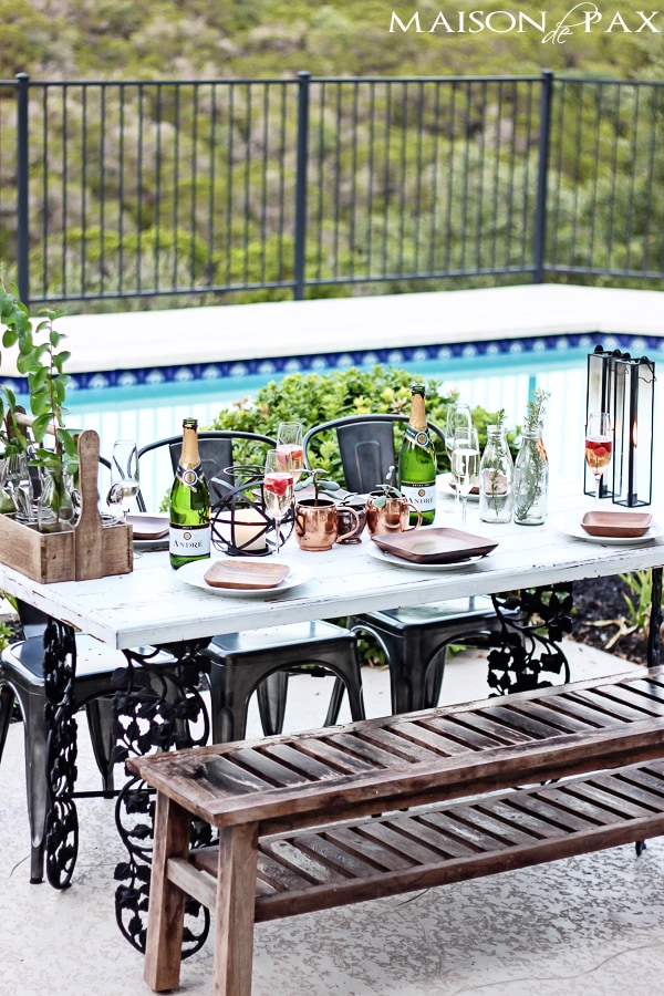 gorgeous, elegant yet casual outdoor dinner party setting | aiweb9ygdry.cmersite.com
