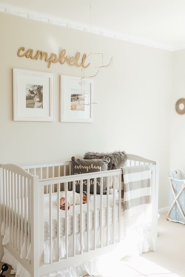 creamy white nursery- maison de pax