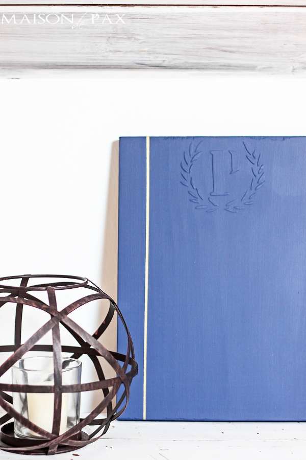 So cool! Easy tutorial to create a raised emblem on any piece of furniture or decor | aiweb9ygdry.cmersite.com