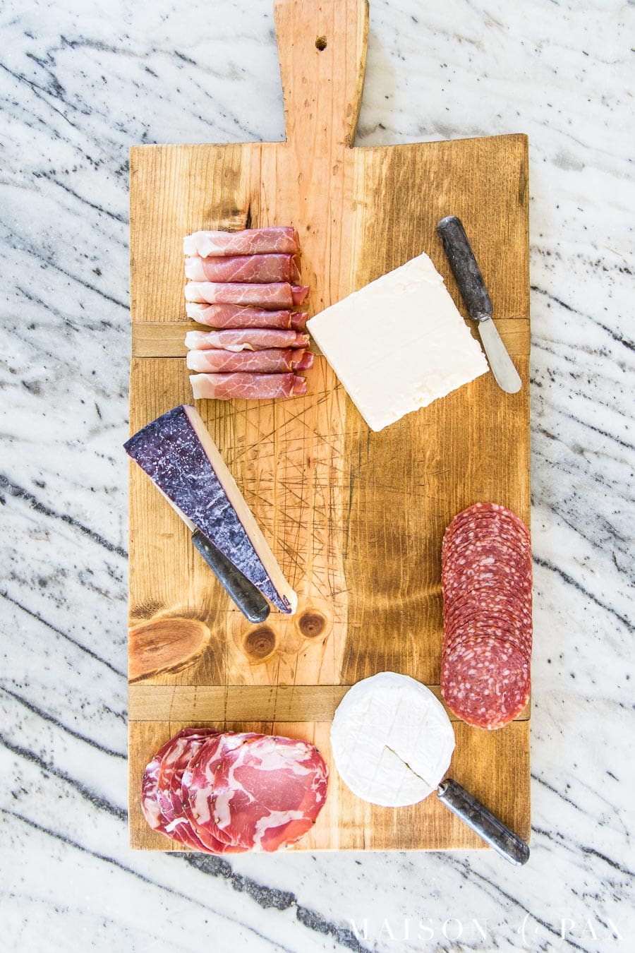 DIY Charcuterie Board inspired by French Breadboards