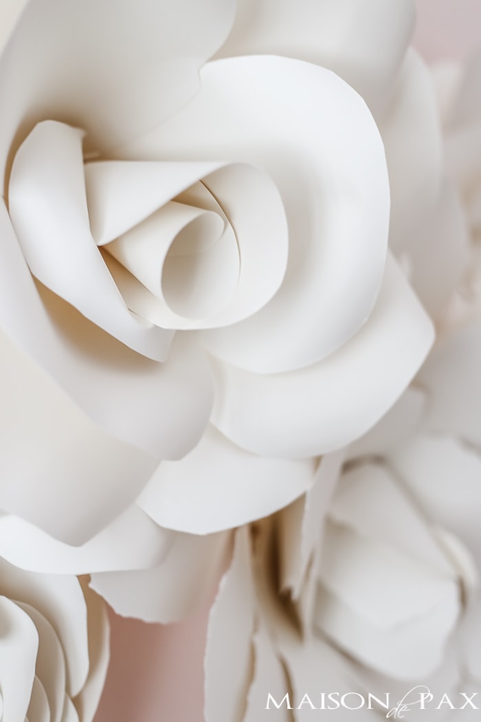 Paper Wall decor in nursery- Maison de Pax