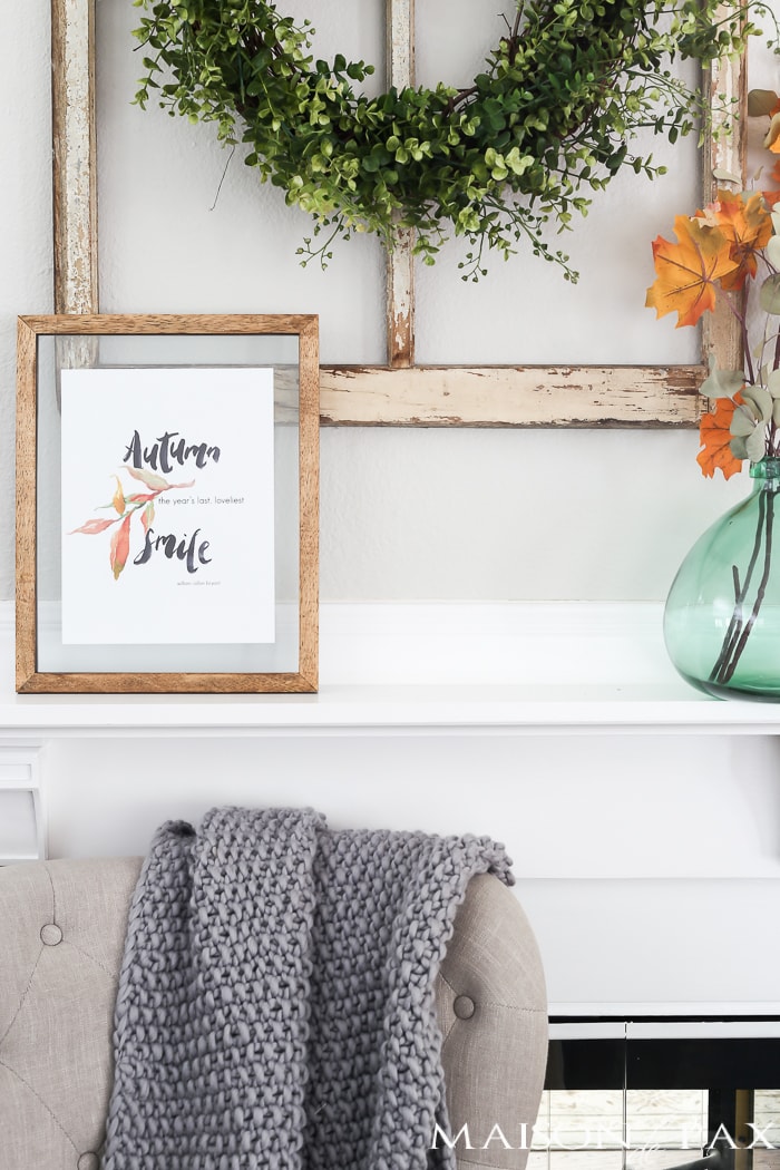 Watercolor: Free Autumn Printable
