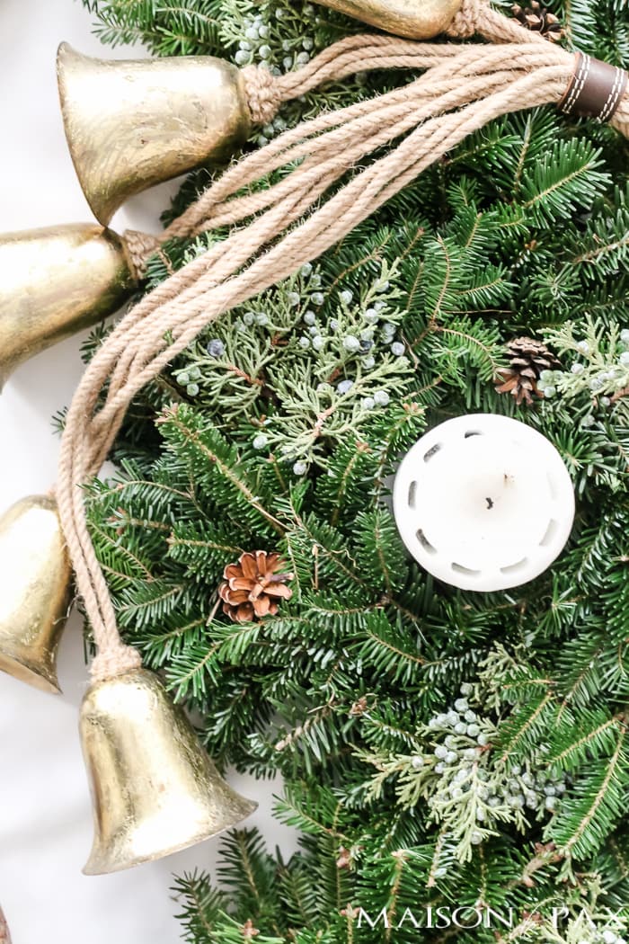 green and gold centerpiece idea - Maison de Pax