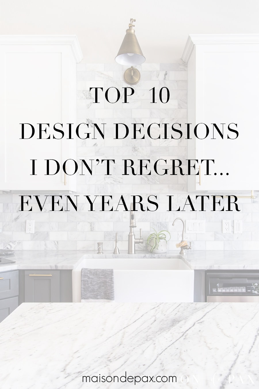 10 Design decisions I don't regret