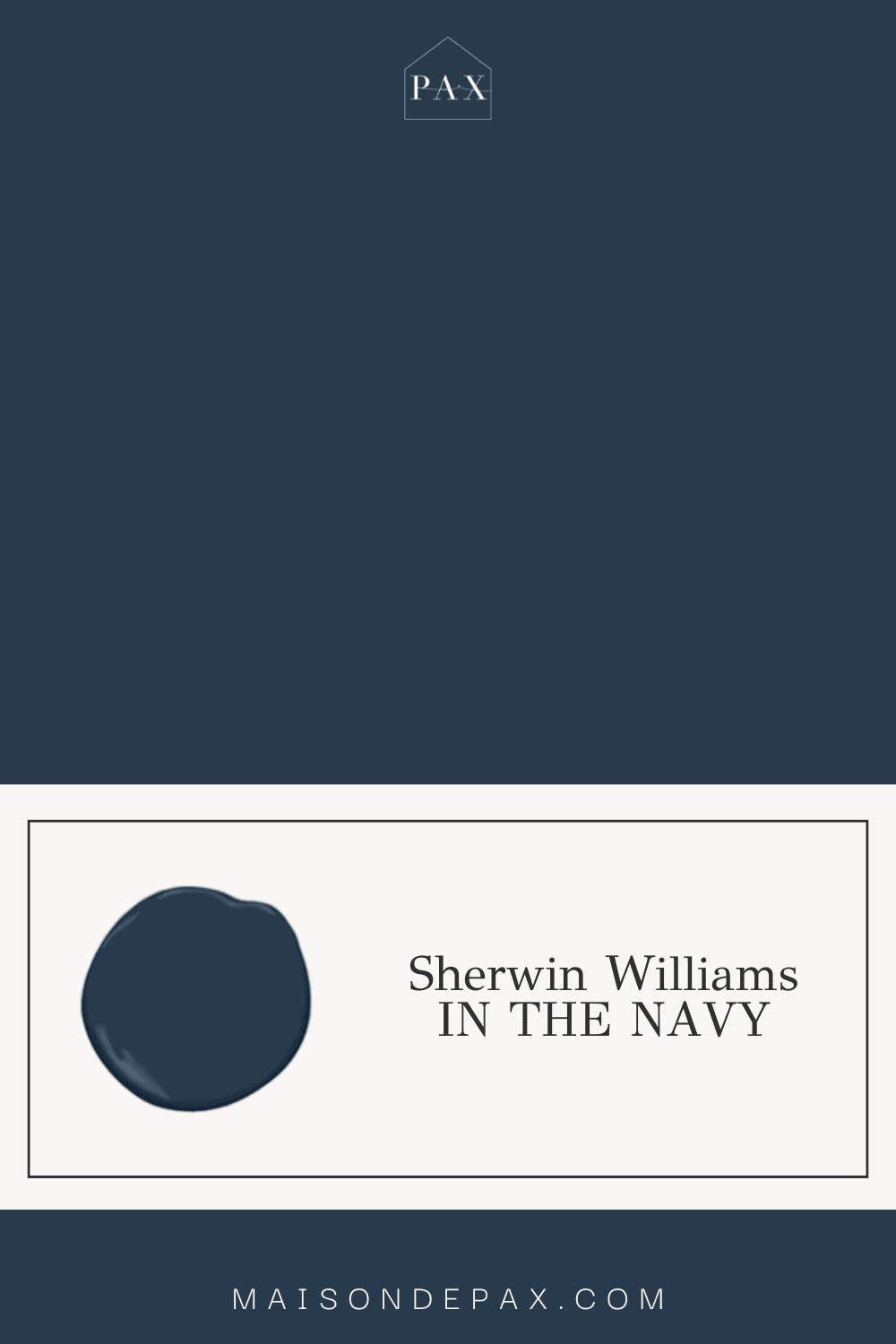 sherwin williams in the navy
