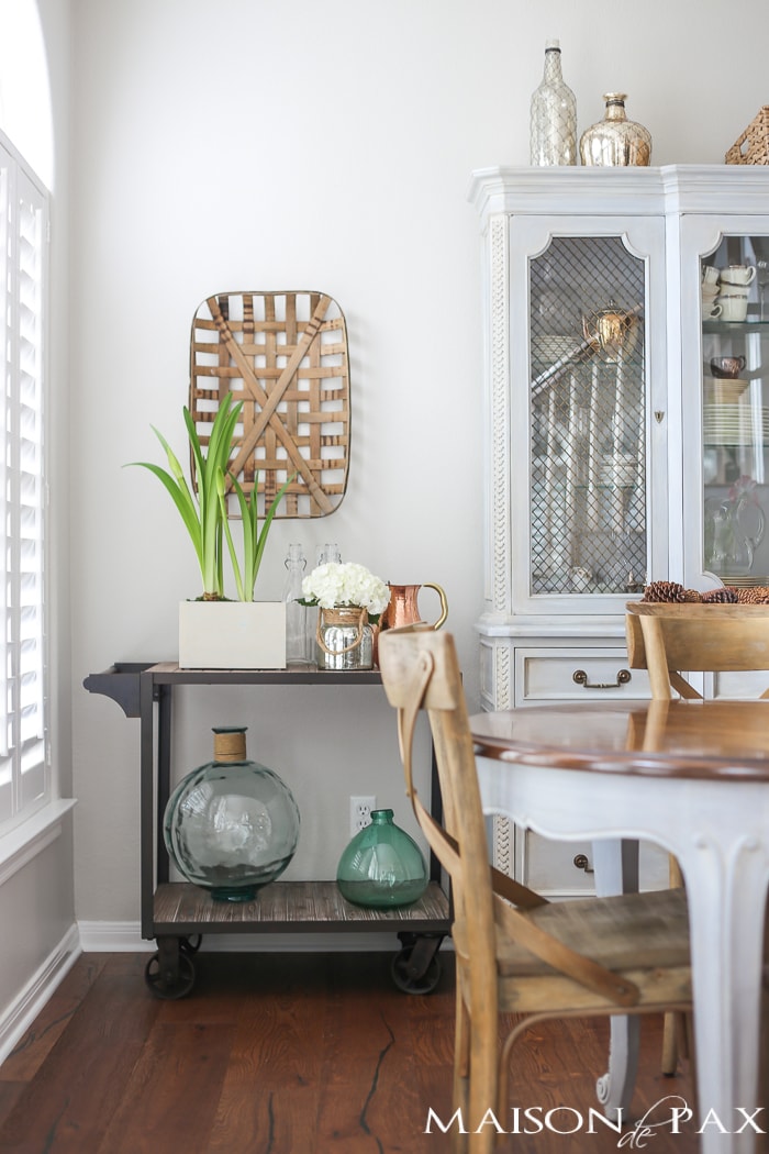 Step by step tutorial to help you achieve an authentic looking aged, layered paint finish. Using a combination of chalk based paint and milk paint, this textured, antique look is simply beautiful!