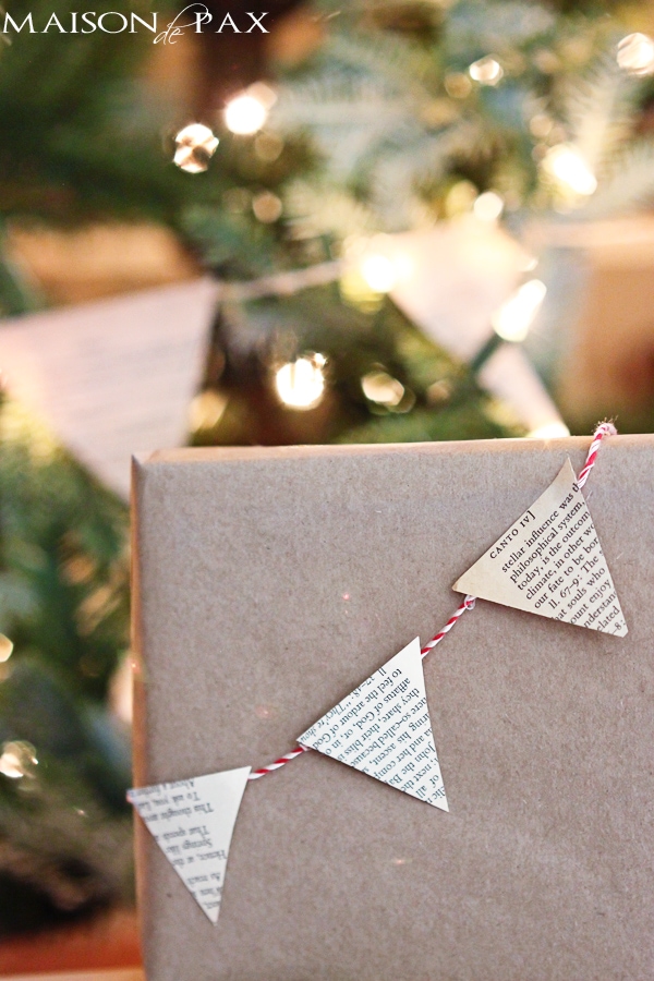 Great gift wrap ideas!  Simple, natural, and gorgeous... via aiweb9ygdry.cmersite.com #hoilday #Christmas #present