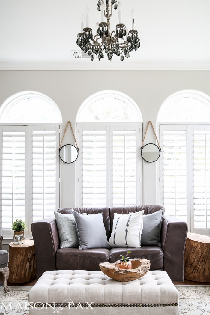 Spring Home Tour: What a beautiful home decorated with neutrals and light touches of greenery perfect for spring or summer | aiweb9ygdry.cmersite.com